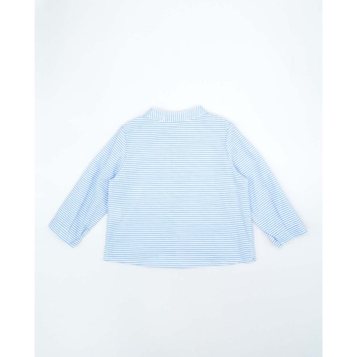 CAMISA RAYAS AZUL Y BLANCA