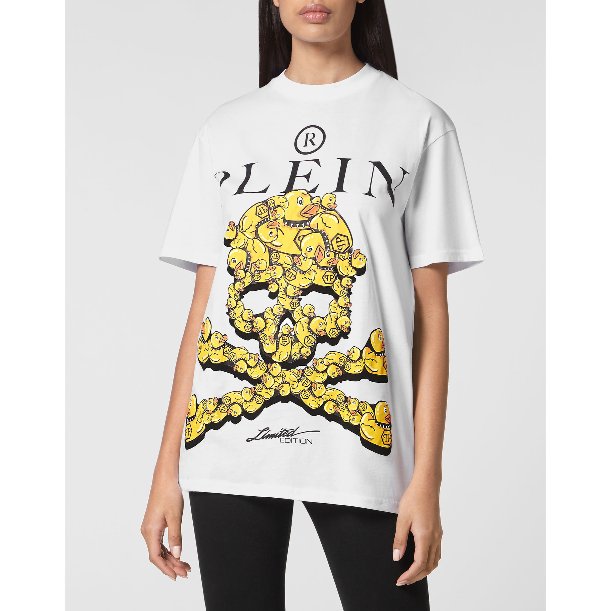 PHILIPP PLEIN T-Shirt Round Neck DUCK