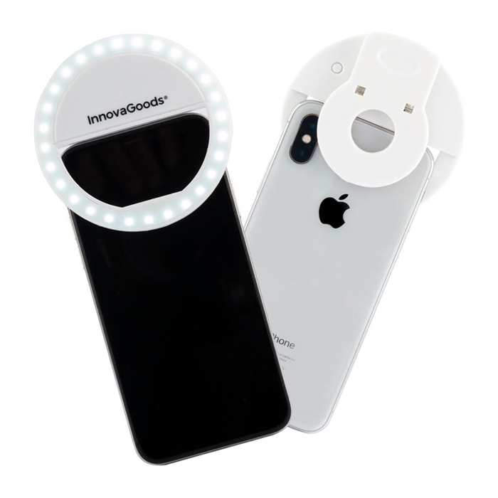 Anneau Lumineux pour Selfie Rechargeable Instahoop InnovaGoods