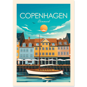 Affiche - Copenhagen Denmark - Studio Inception