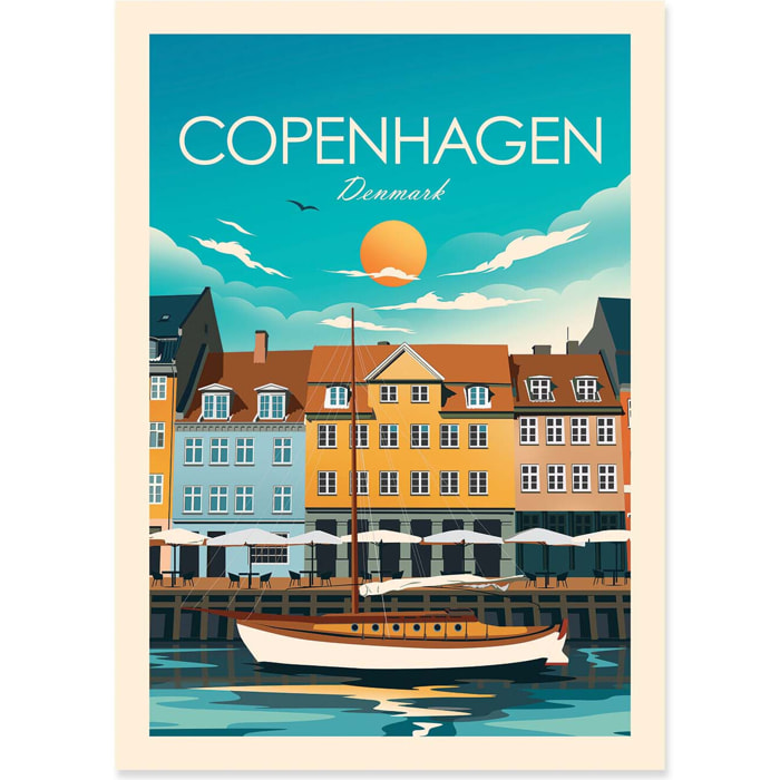 Affiche - Copenhagen Denmark - Studio Inception