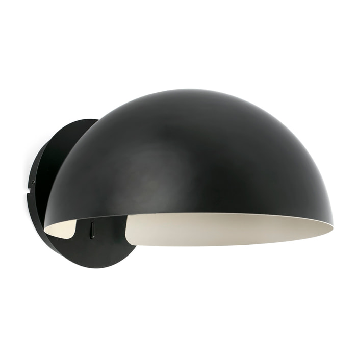 DOMINICA Lampe applique noire