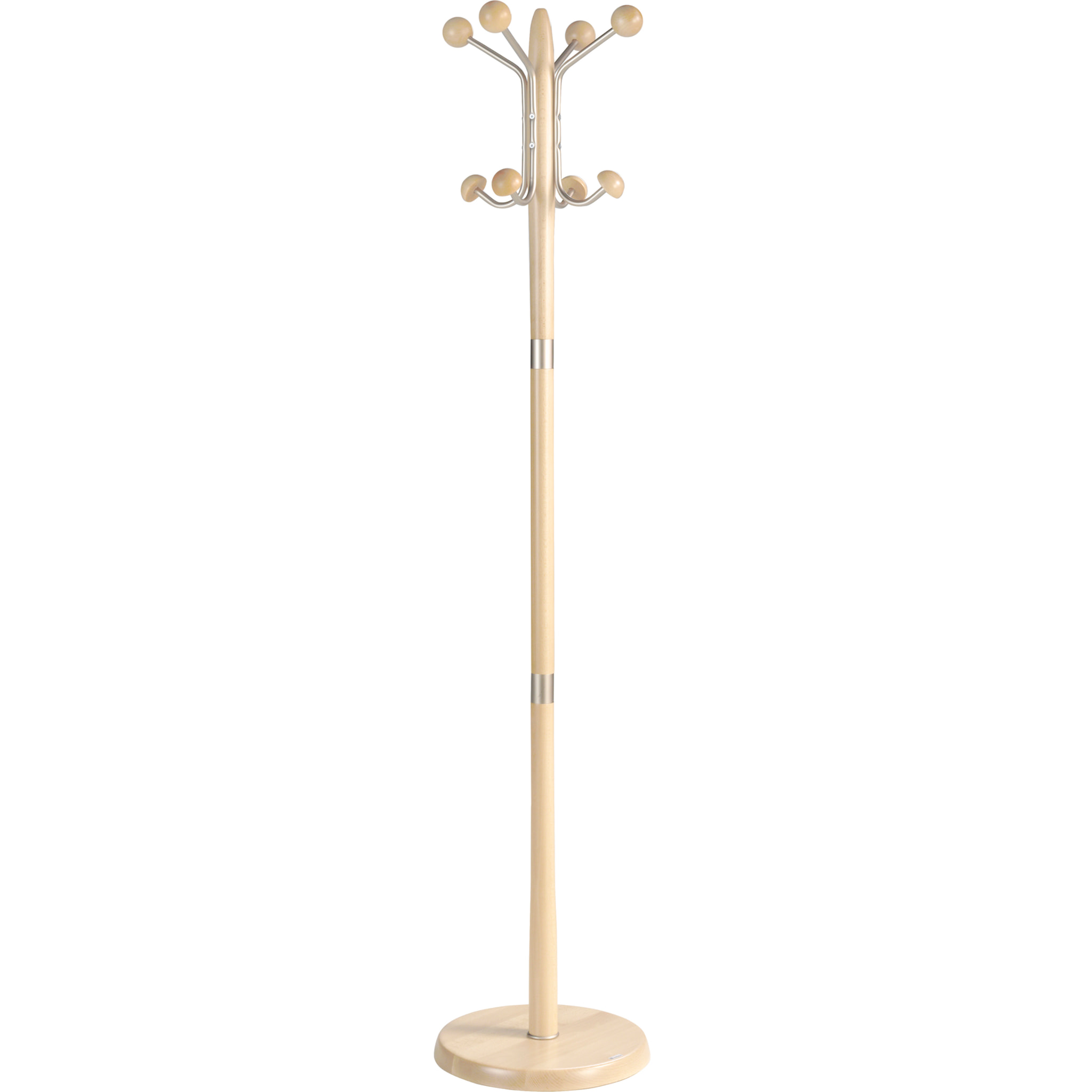 Perchero Menorca madera haya roble 180x37x37 cm