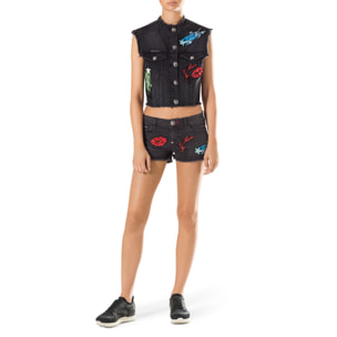 PHILIPP PLEIN Denim Shorts "Achillea"
