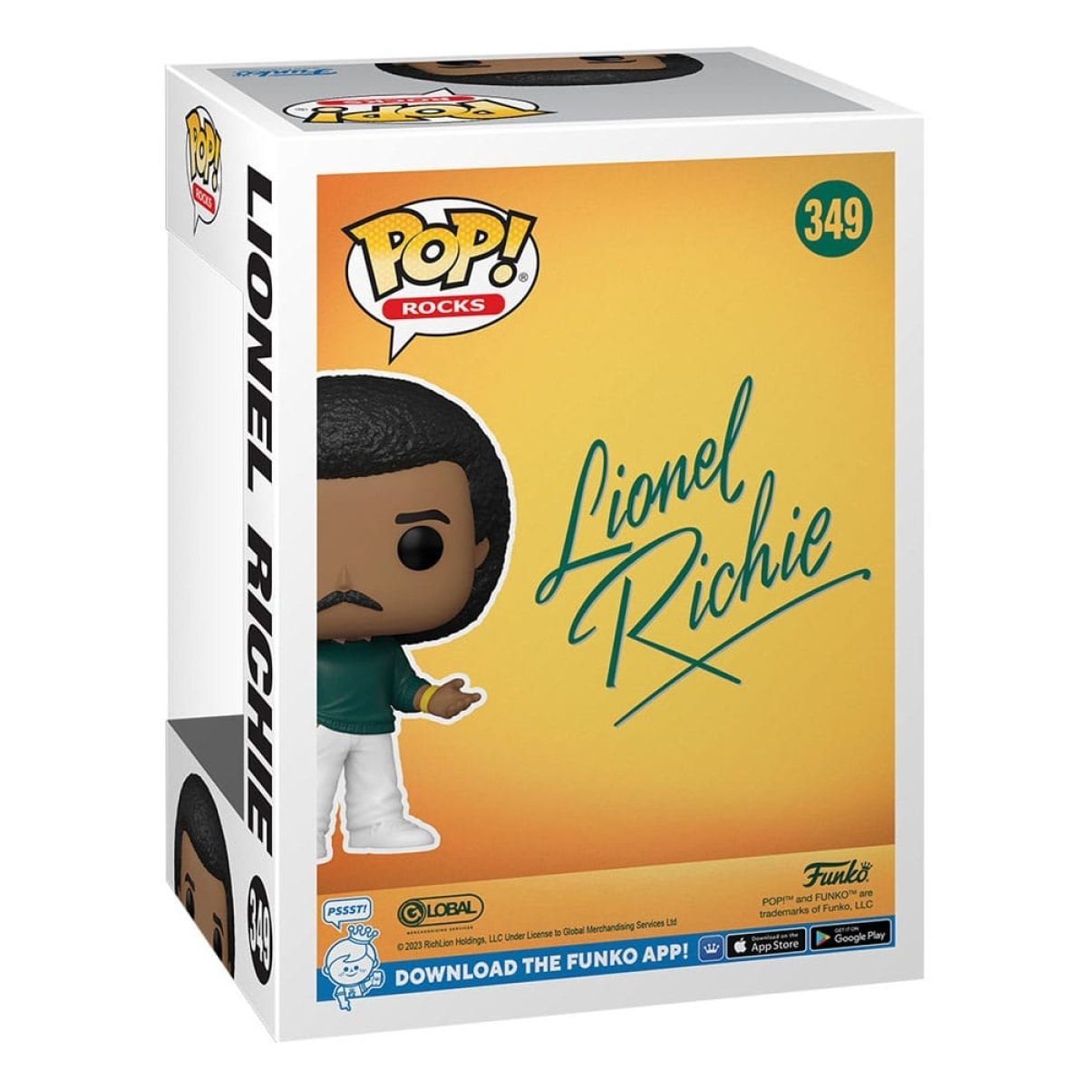 Lionel Richie Pop! Rocks Vinile Figura 9 Cm Funko