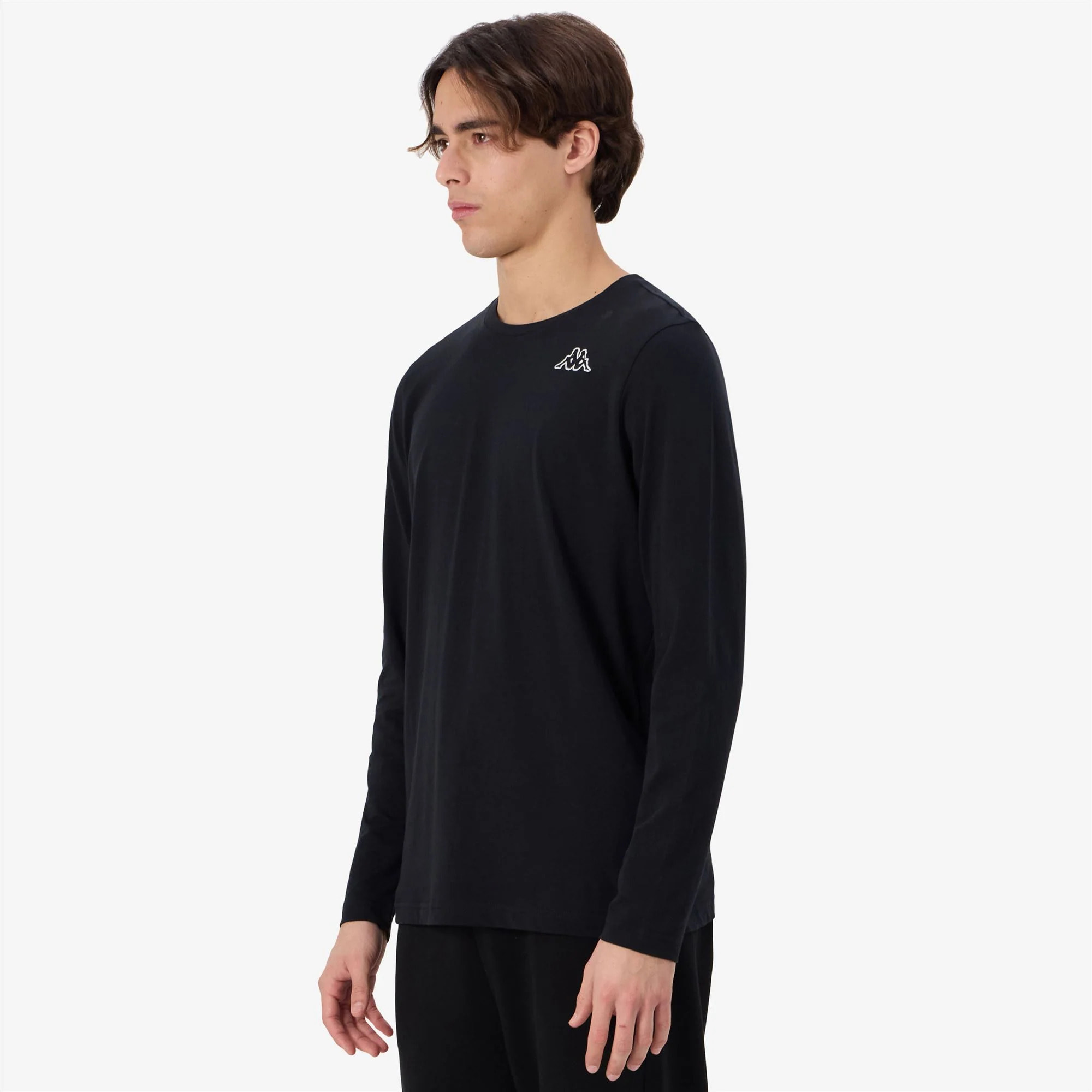 Kappa - T-Shirts & Top Uomo Nero - Logo Gizabiar