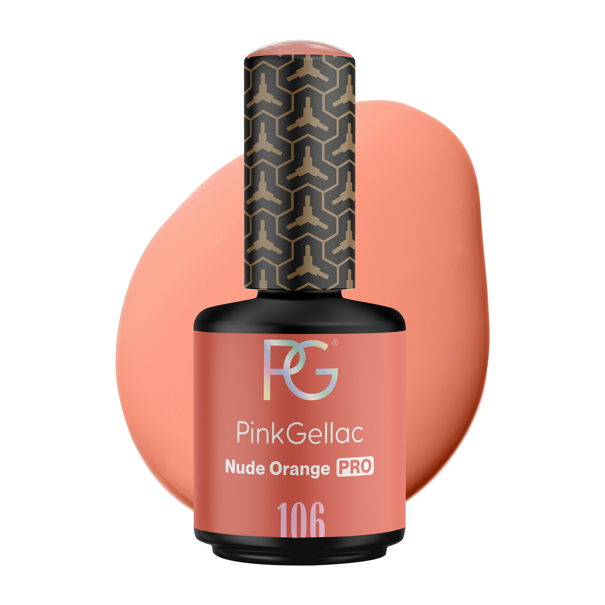 Vernis semi-permanent - 106 Nude Orange - 15 ml