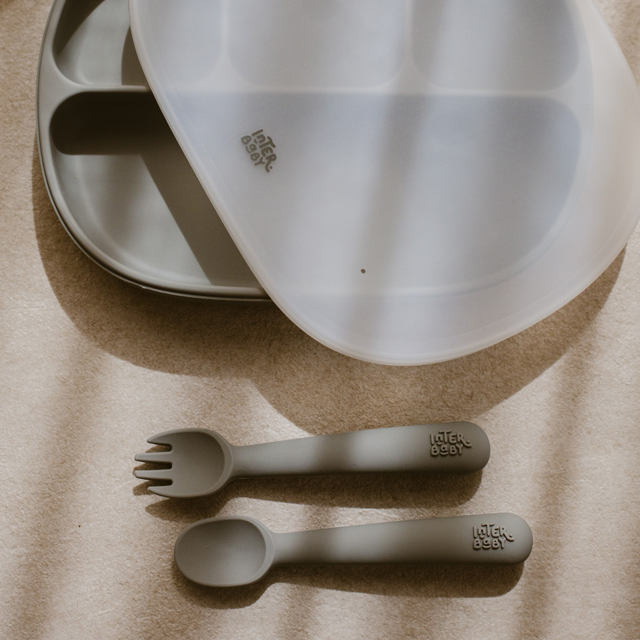 Cuchara y Tenedor de Silicona