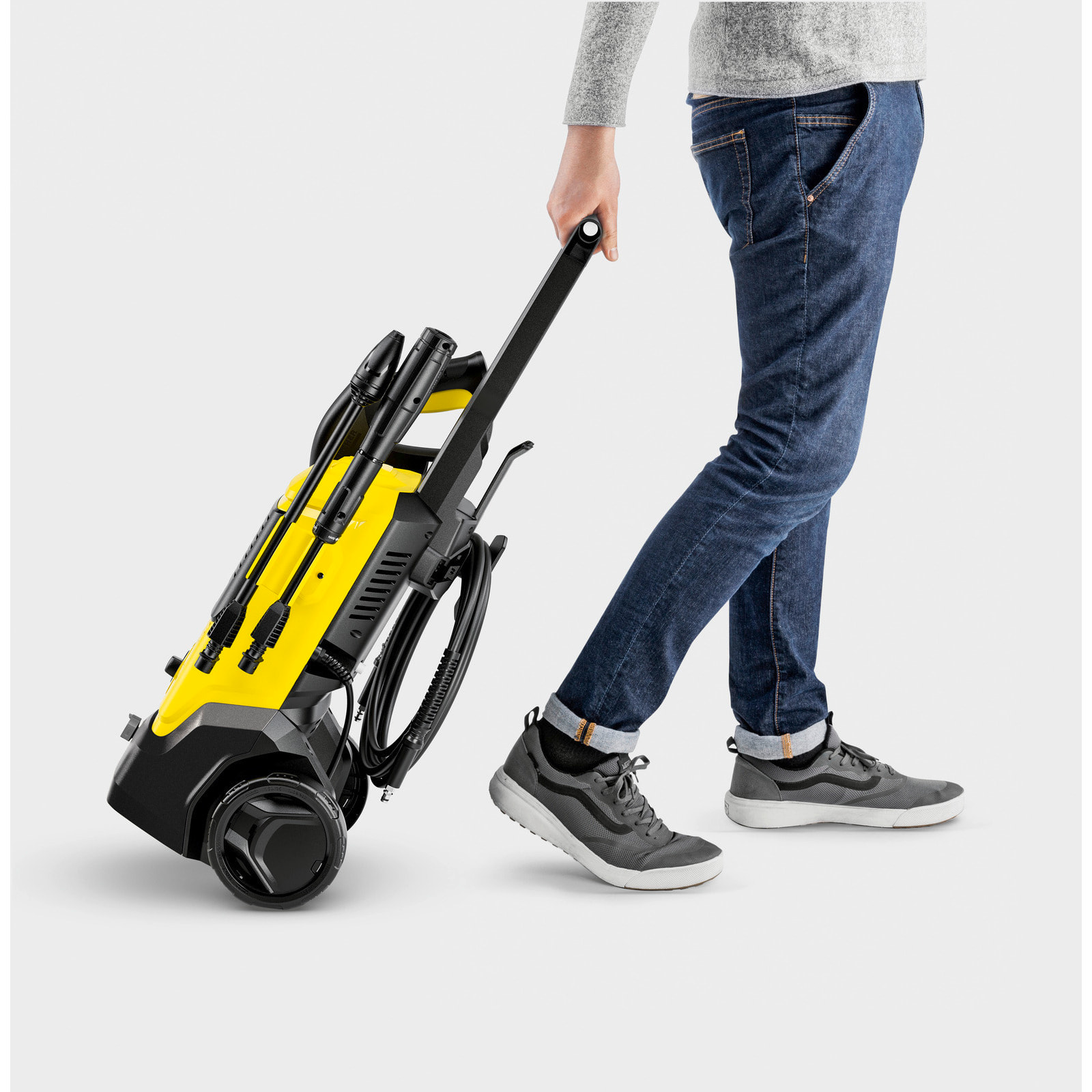 Nettoyeur haute pression Karcher K 4 FJ - Pression 130 bar- Débit 420 l/h- Canon à mousse