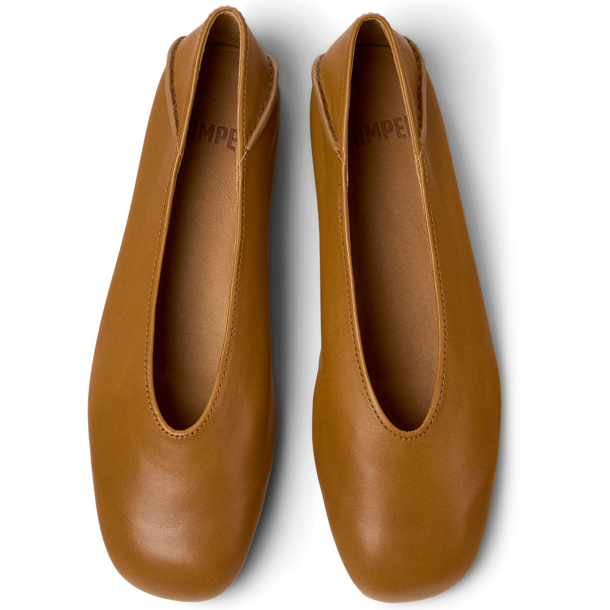 Bailarinas - CAMPER Casi Myra - Marron - Cuero liso