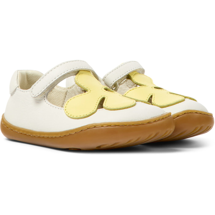 CAMPER Peu Cami - Sandalias Blanco Infantil Unisex