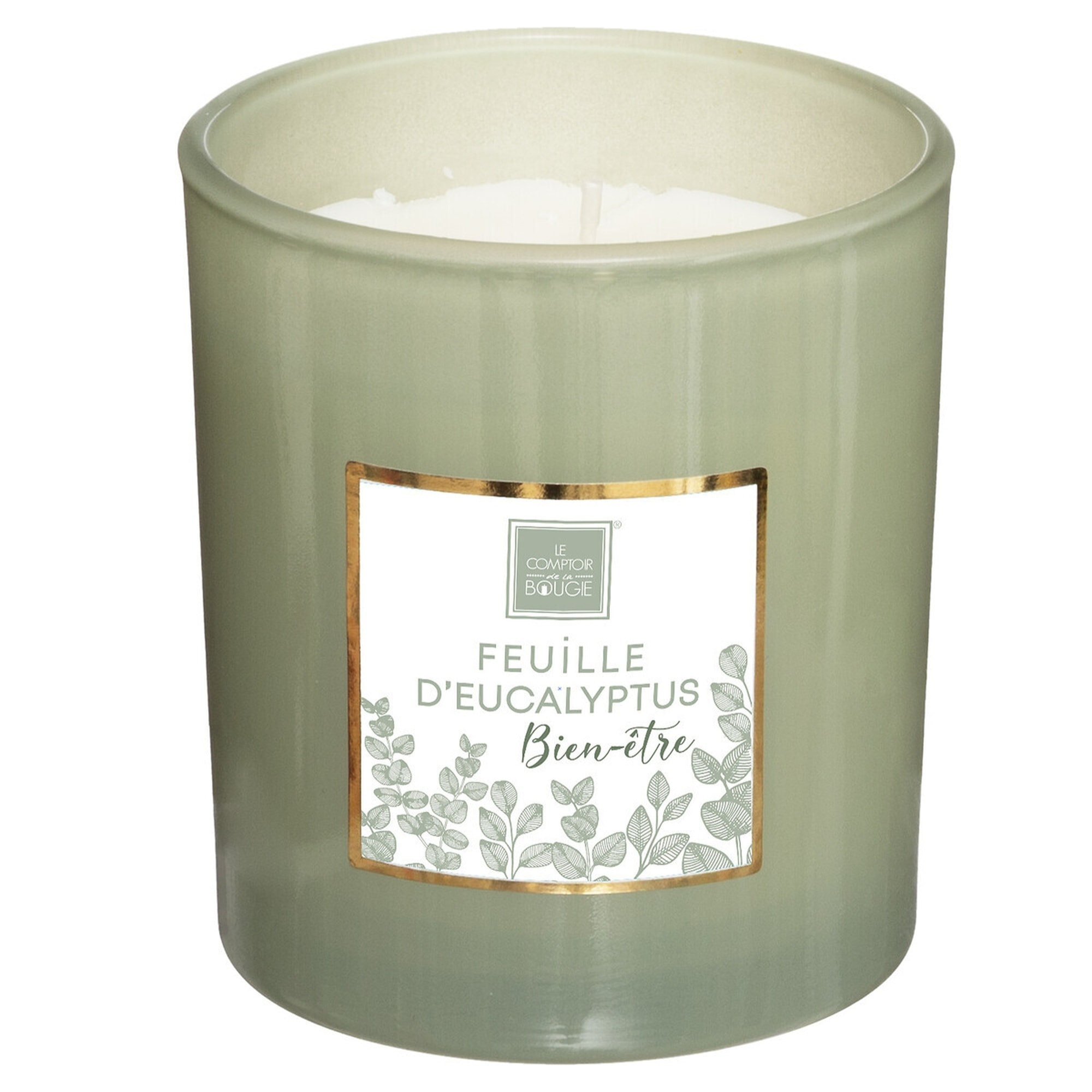 Vela perfumada "mael" eucalipto 190 g verde claro