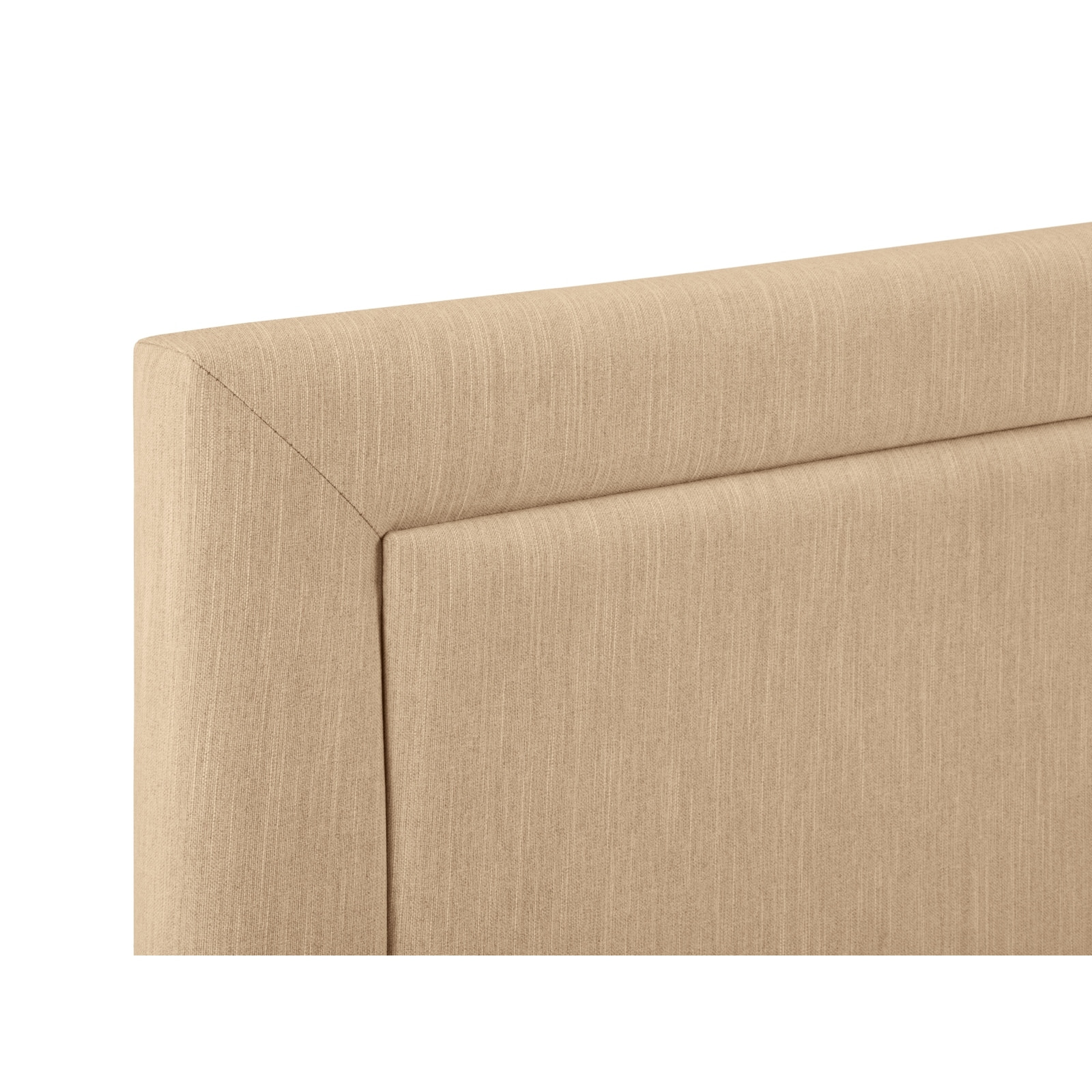 Tête de lit "Marie" 160x120cm en tissu structurel beige