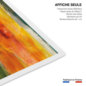 Poster orange seville Affiche seule