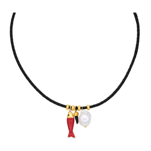 Collar Sme acabado oro amarillo 18k