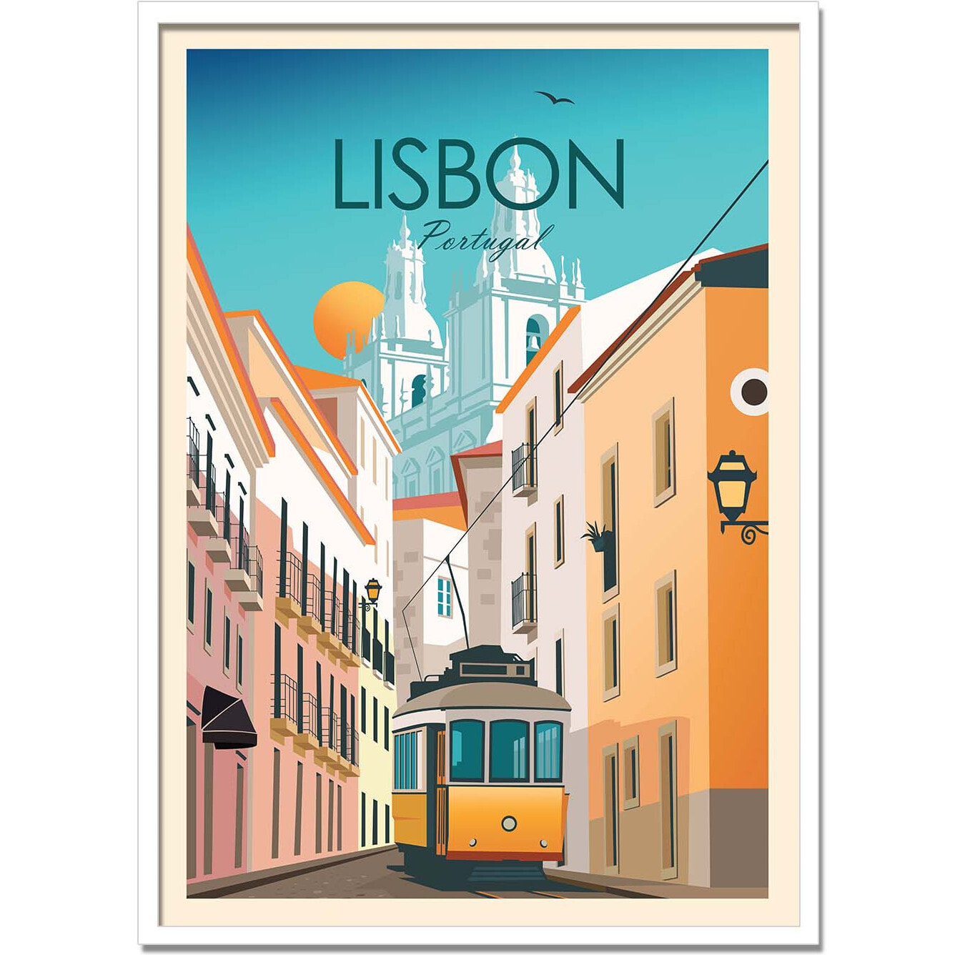 Affiche - Lisbon Portugal - Studio Inception