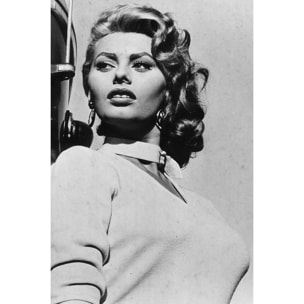 Tableau Scène de film célèbre Sophia Loren Tableau alu Dibond