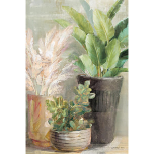 Tableau fleurs jardin d'intérieur  Toile imprimée