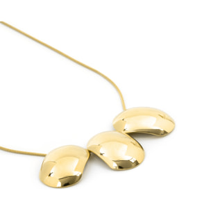 Collar acabado en oro amarillo de 18k