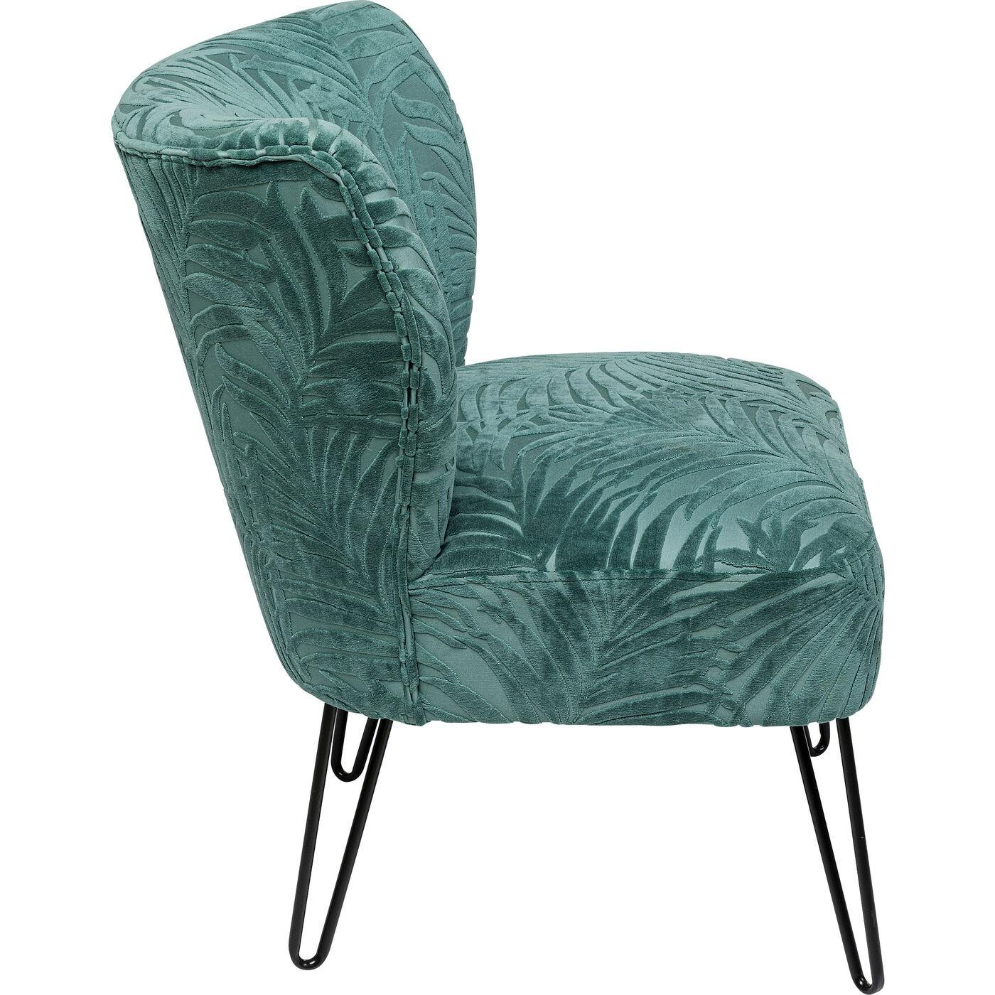 Montreal velvet printed online jacquard armchair