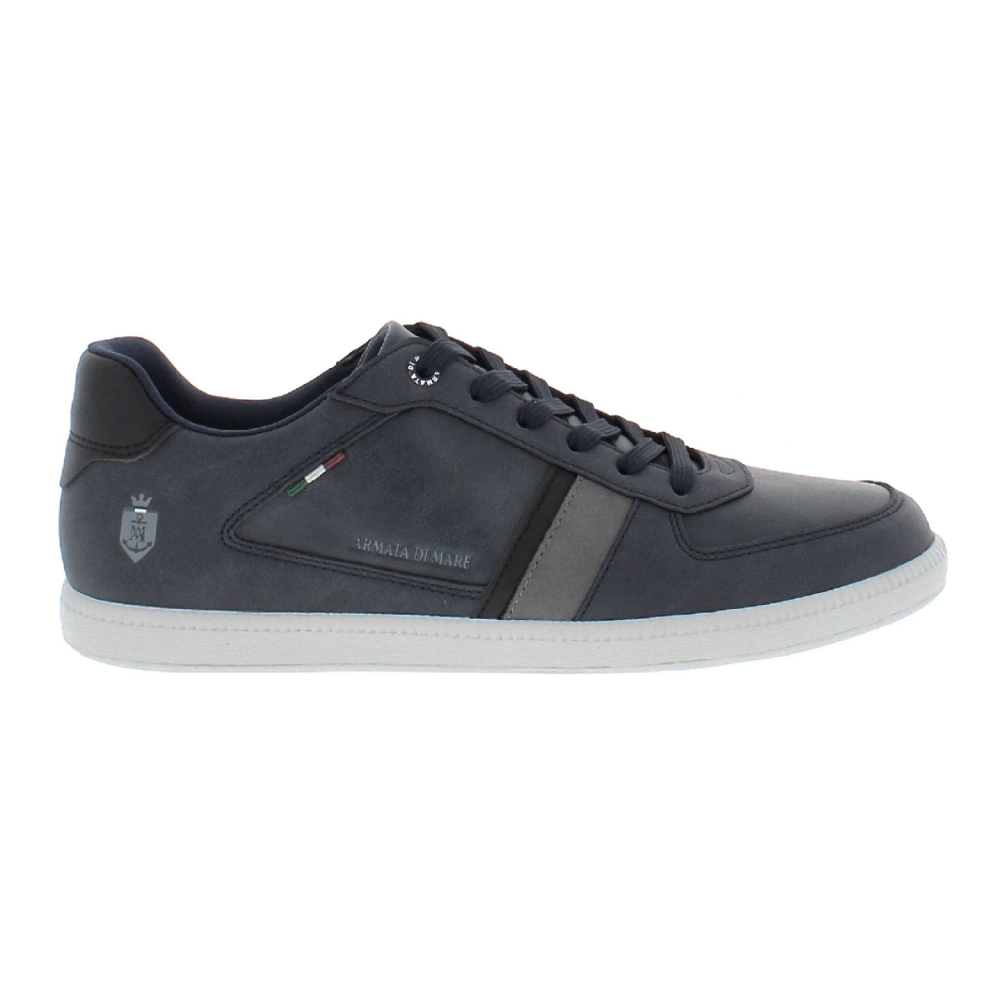 Armata di Mare Scarpe Uomo Sneakers Basse Stringate con Soletta Rimovibile in Memory Foam AMU W24M612 Navy