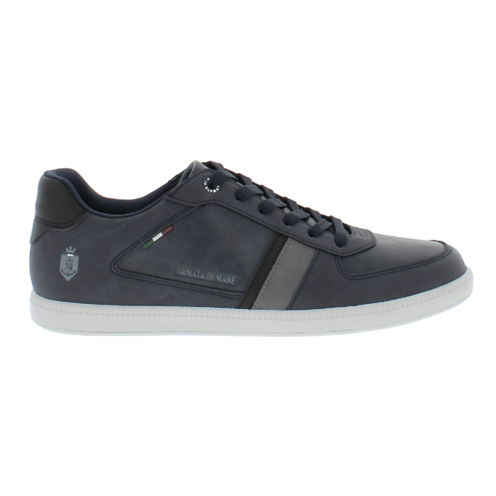 Armata di Mare Scarpe Uomo Sneakers Basse Stringate con Soletta Rimovibile in Memory Foam AMU W24M612 Navy