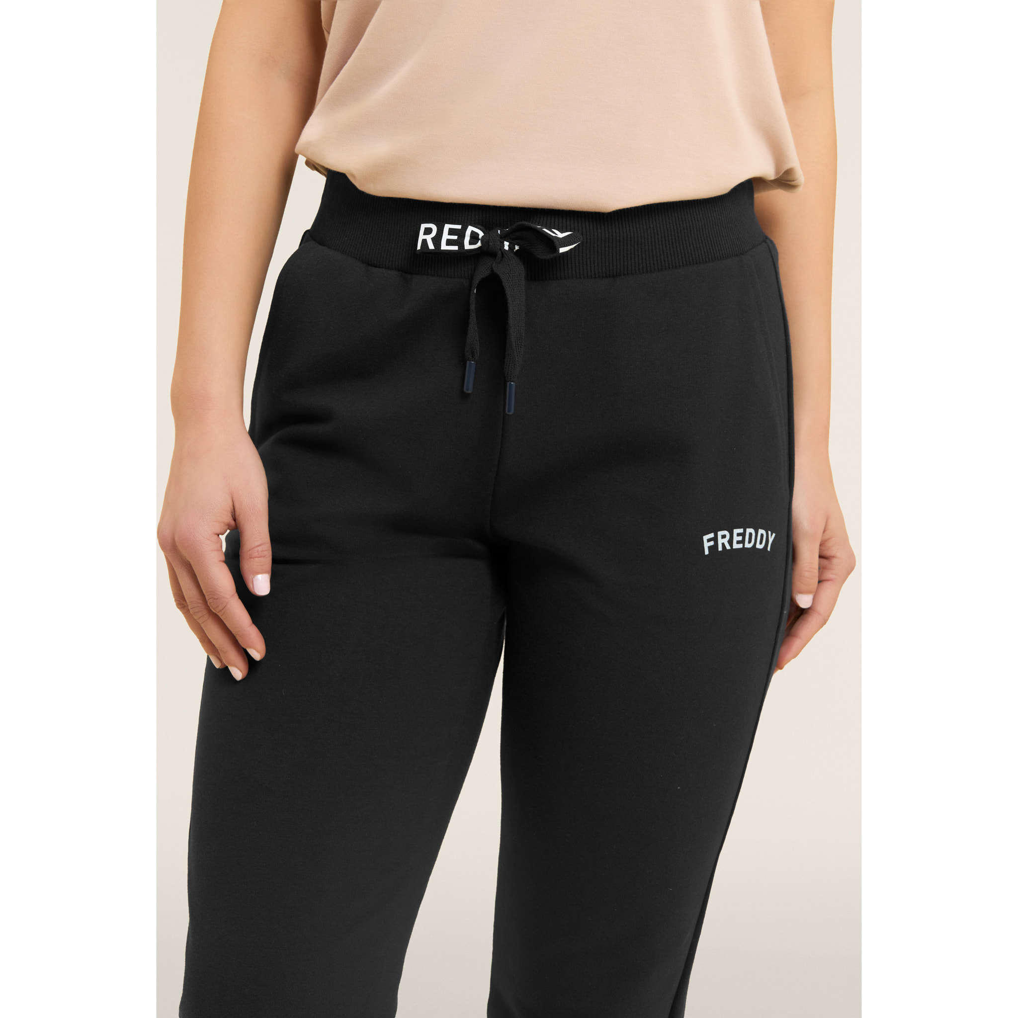 Pantaloni a Fondo Dritto con Coulisse logata FREDDY