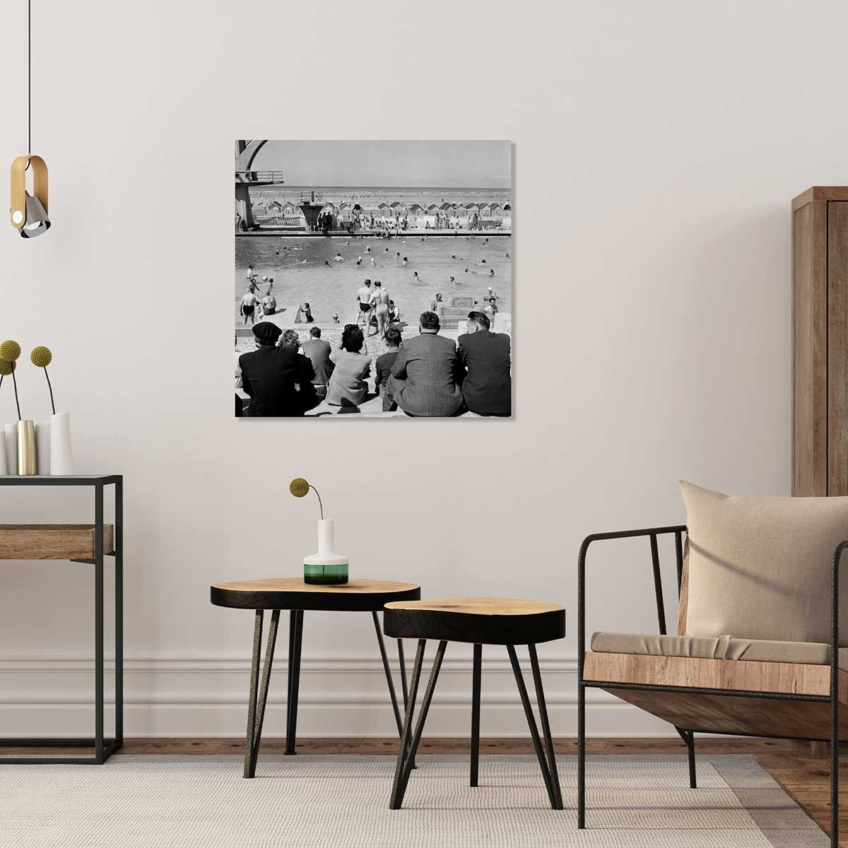 Photo ancienne Le Touquet Paris Plage Toile imprimée