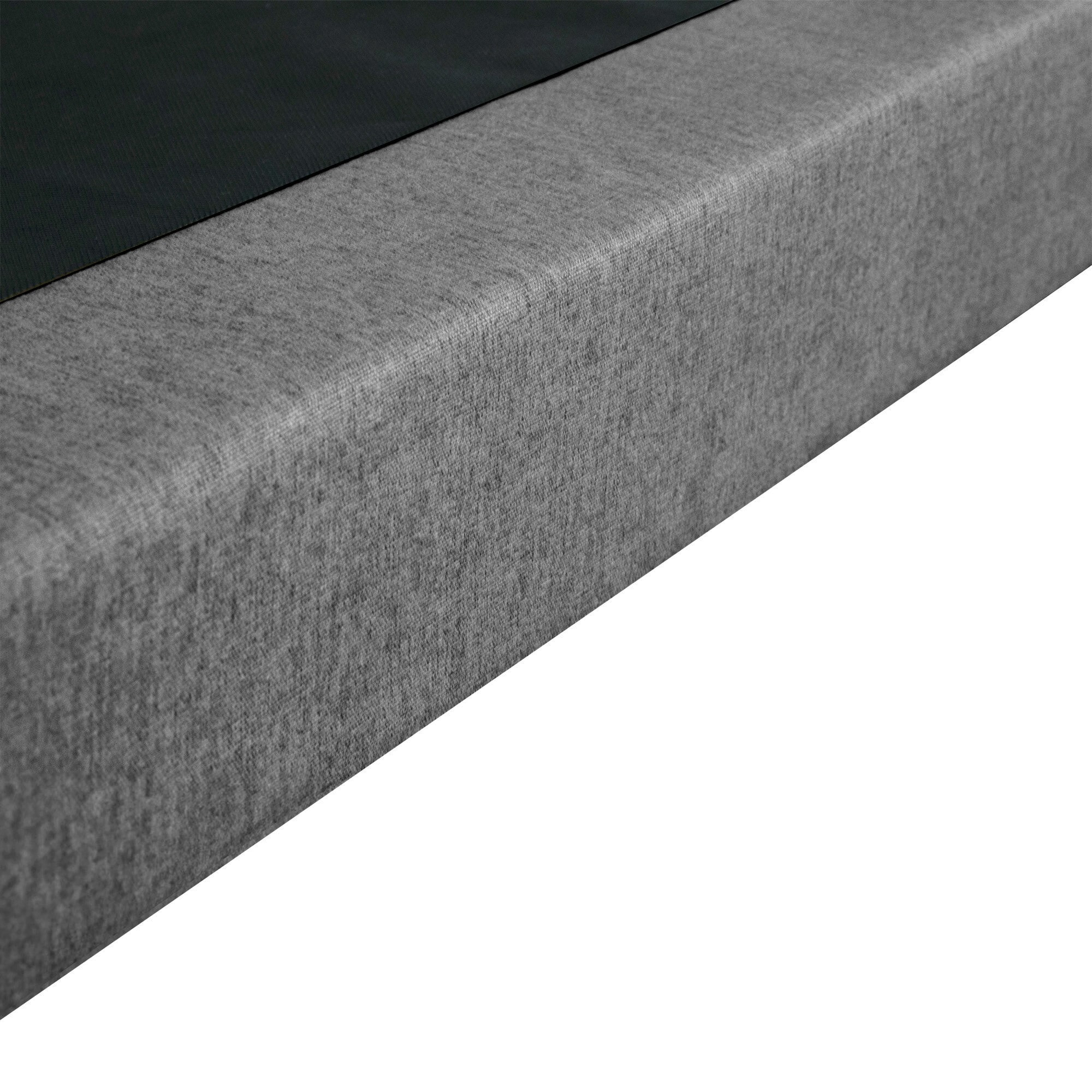 Ensemble matelas mousse haute résilience CALLISTO, H29 cm, accueil mémoire de forme, sommier gris