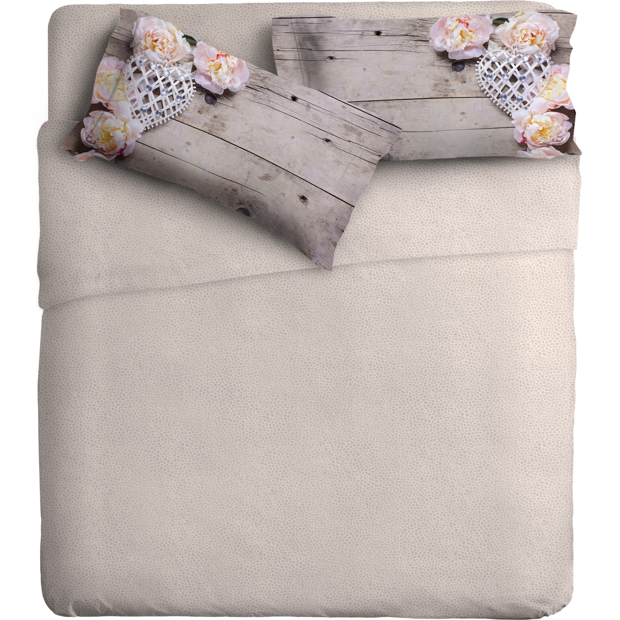 Completo letto 1 Piazza IPERSAN fotografico Fine-Art Peonie
