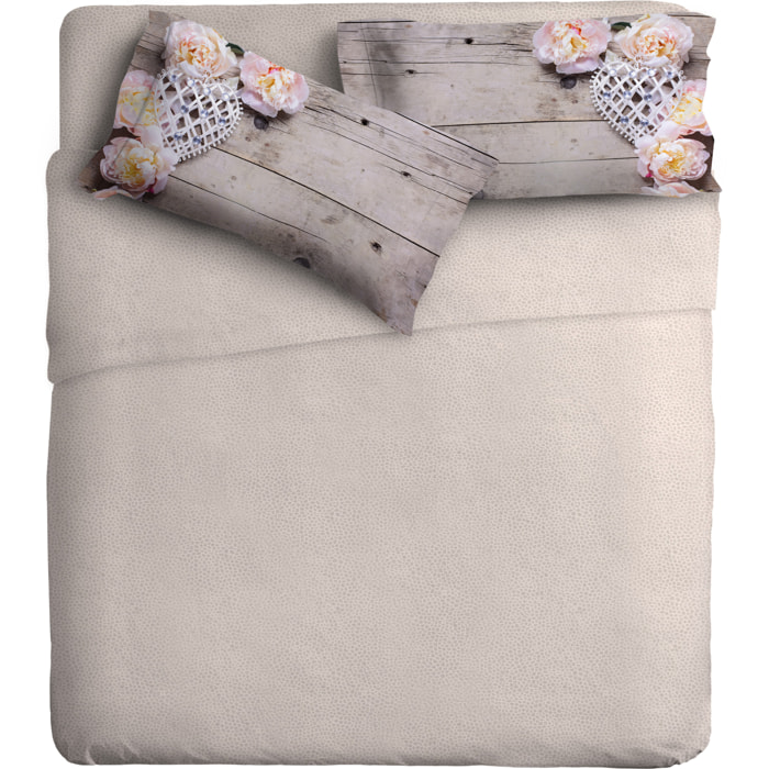 Completo letto 1 Piazza IPERSAN fotografico Fine-Art Peonie