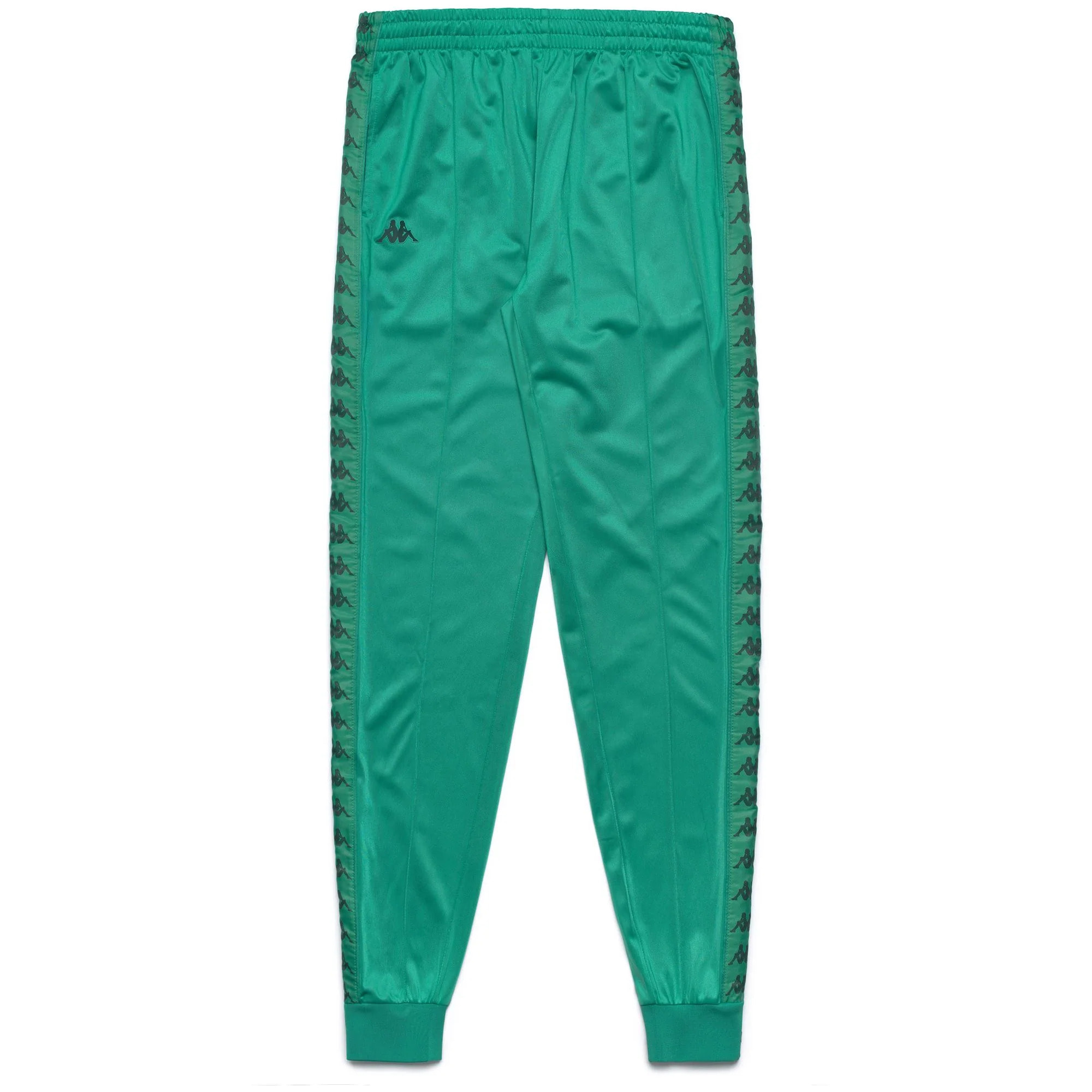 Kappa - Pantaloni Bambino Verde - 222 BANDA RASTORIA SLIM