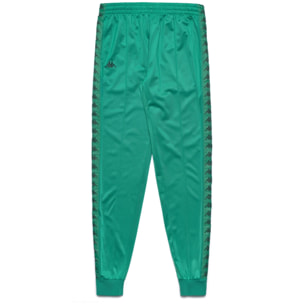 Kappa - Pantaloni Bambino Verde - 222 BANDA RASTORIA SLIM