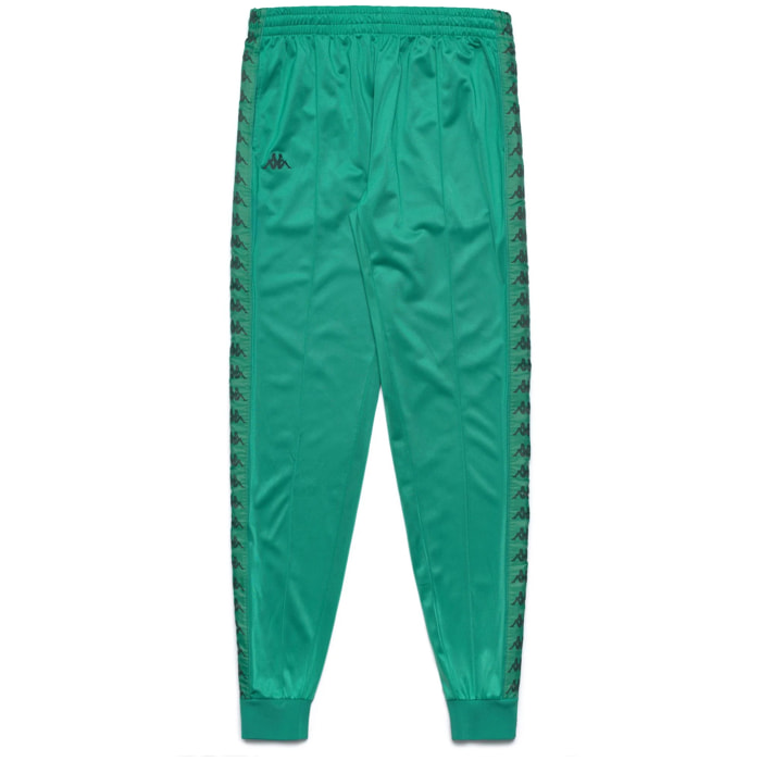 Kappa - Pantaloni Bambino Verde - 222 BANDA RASTORIA SLIM