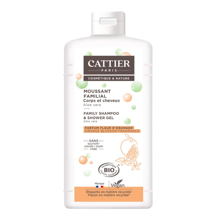 Moussant Familial Corps & Cheveux - Millet & Aloe Vera 500 ml