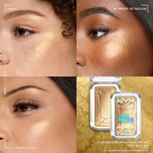 NYX Professional Makeup Collection Limitée Bridgerton Royal Buttermelt Highlighter LIGHT GOLD
