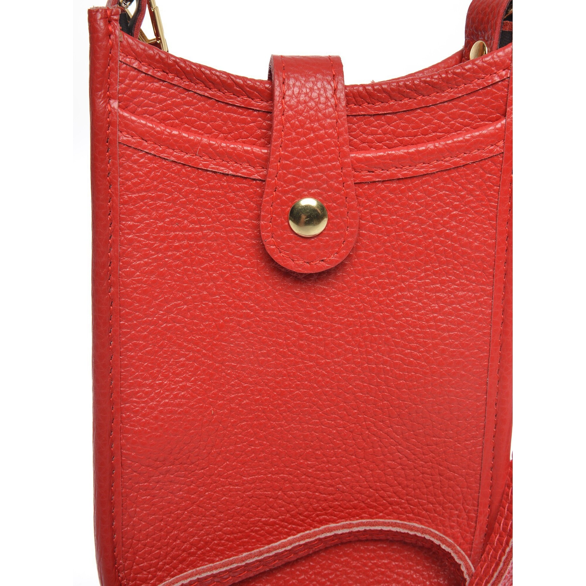 Borsa a spalla Anna Luchini Rosso