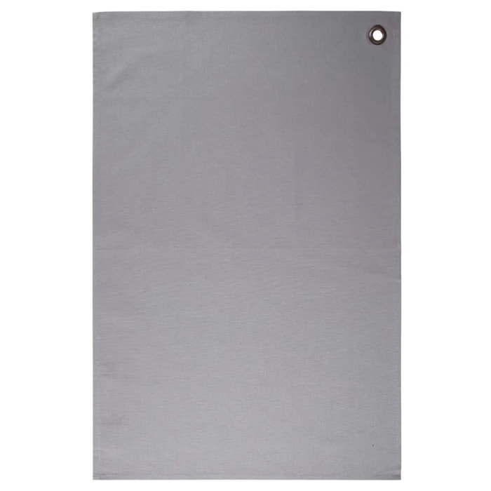 Lot de 2 torchons imprimés - coton - gris clair - 45x70 cm