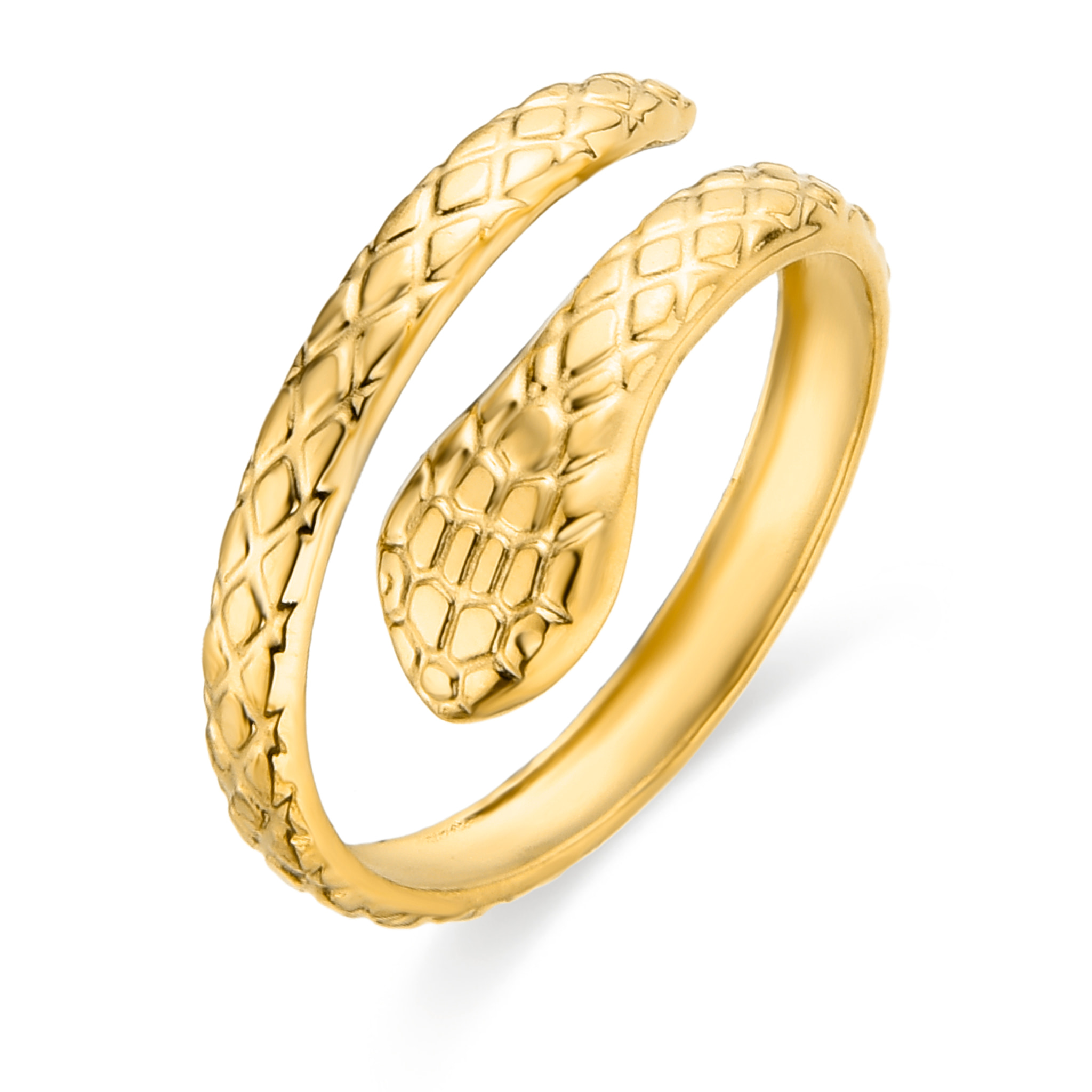 Anillo acabado en oro amarillo de 18K