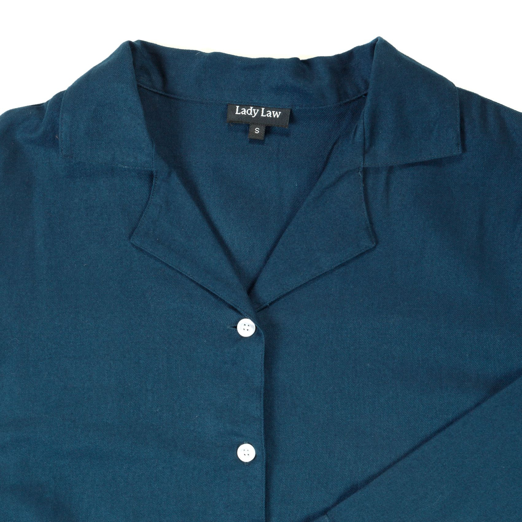 Pigiama DONNA flanella invernale blu