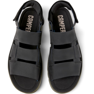 Sandali - CAMPER Oruga - Nero - Pelle scamosciata