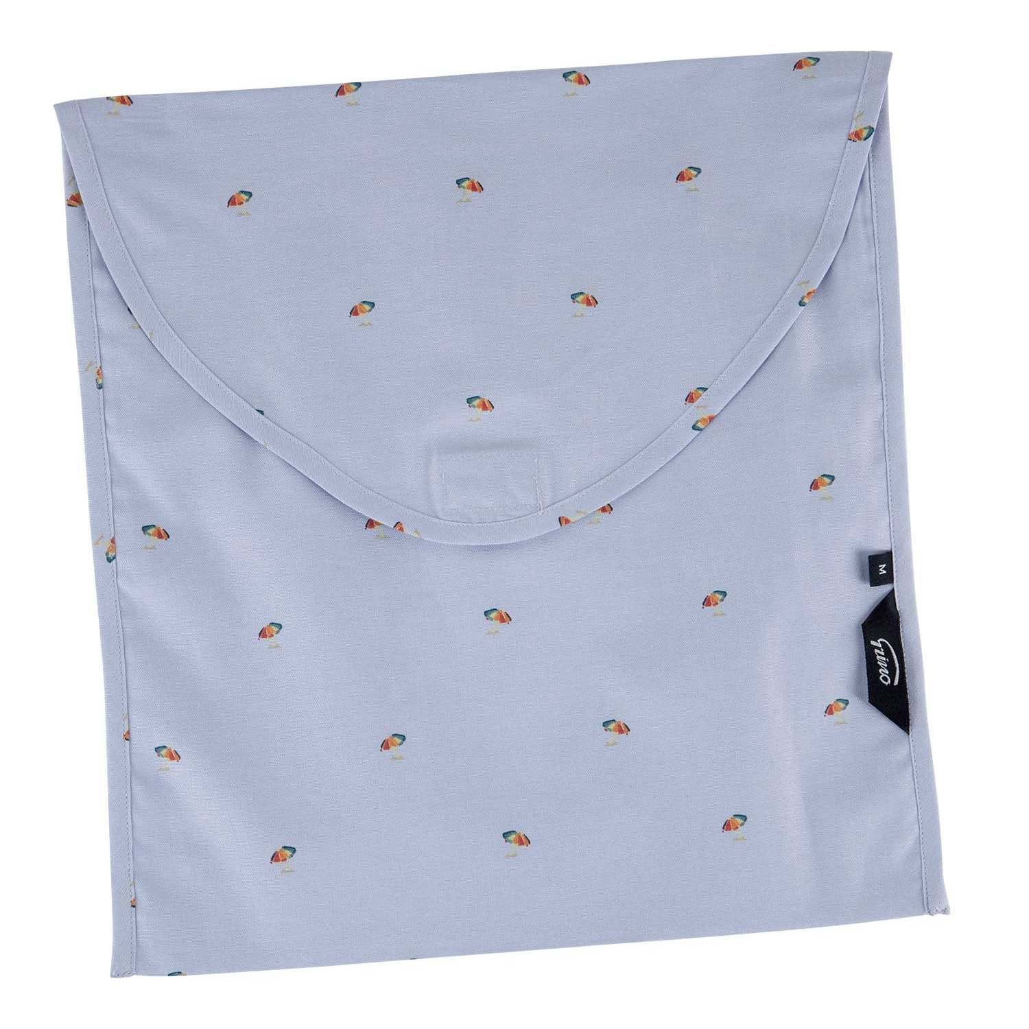 Pigiama leggero UOMO cotone celeste microfantasia ombrelli