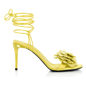 PHILIPP PLEIN Sandalias de tacón alto FLOWER