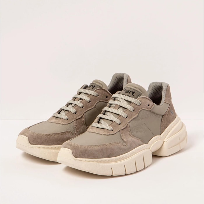 Zapatos 1634 NAPPA-SILK SUEDE TAUPE-SESAME/ ATHENS color Taupe-sesame