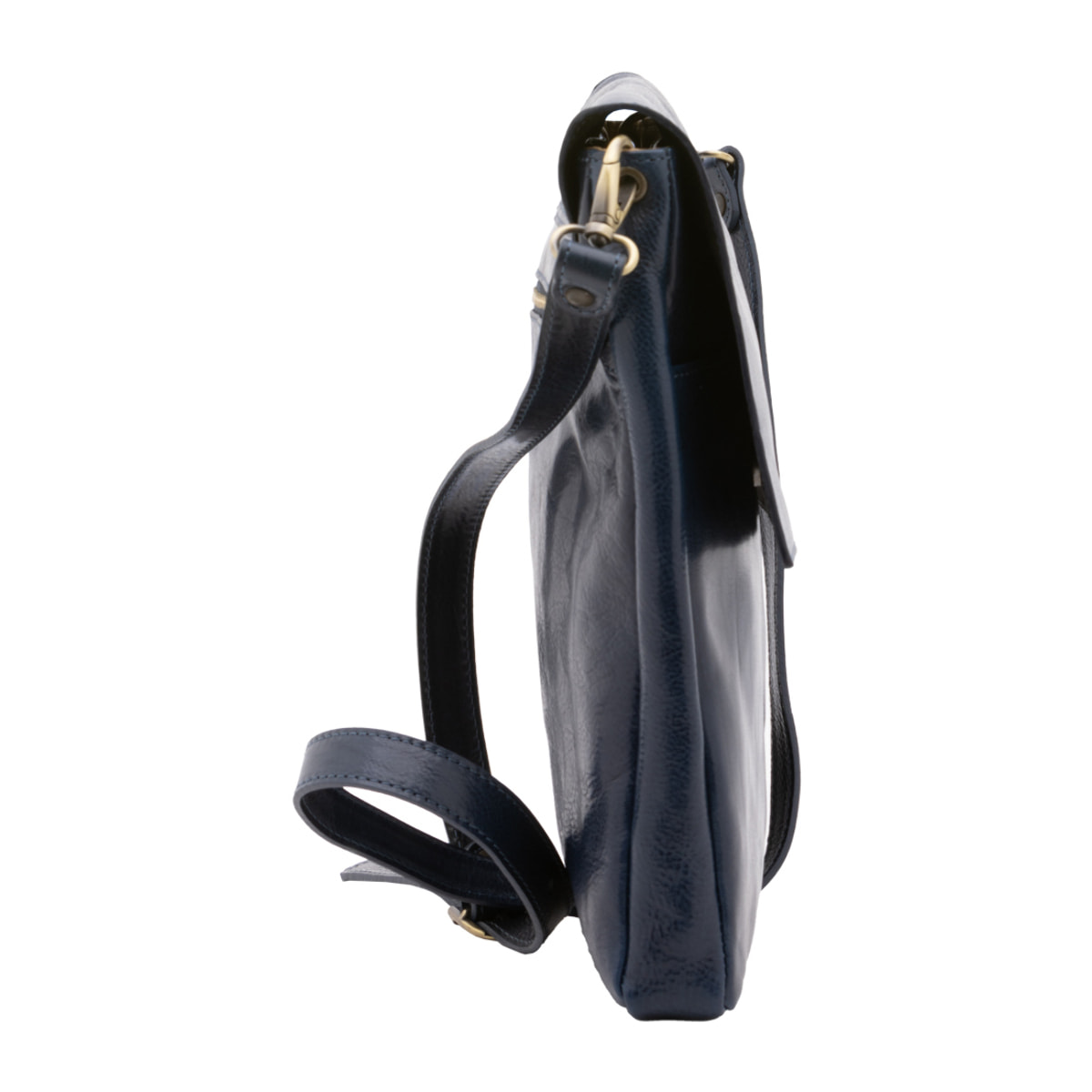Borsa a tracolla  da uomo In Vera pelle Made in Italy 31x35x4 cm