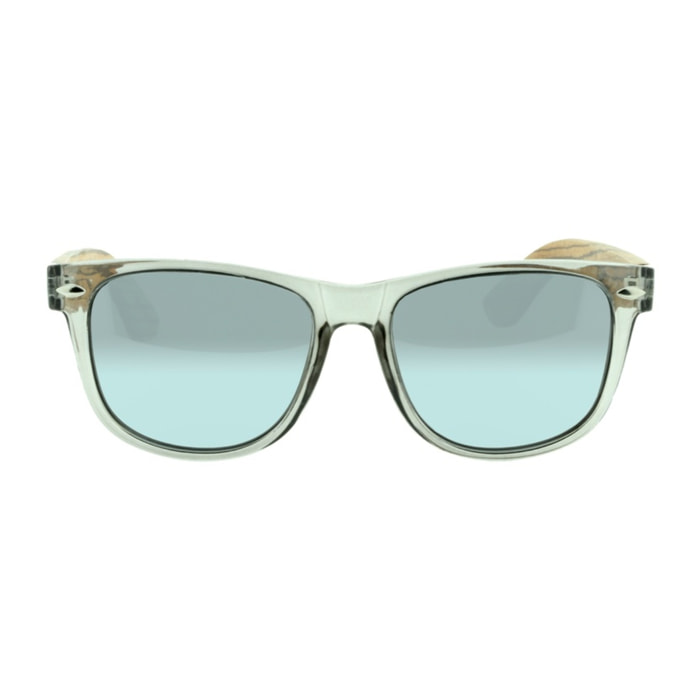 Gafas de Sol Feler 1501M-2 - SILVER Polarizadas de Madera Unisex 53 mm