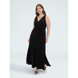 Fiorella Rubino - Vestido Dream con escote en V - Negro