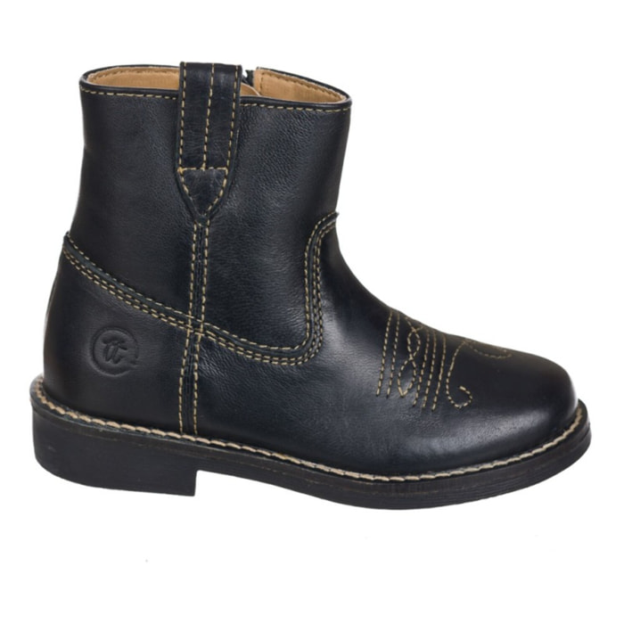 Bota campera en piel