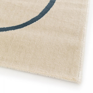 Tapis salon et chambre tissé motif abstrait GEPE