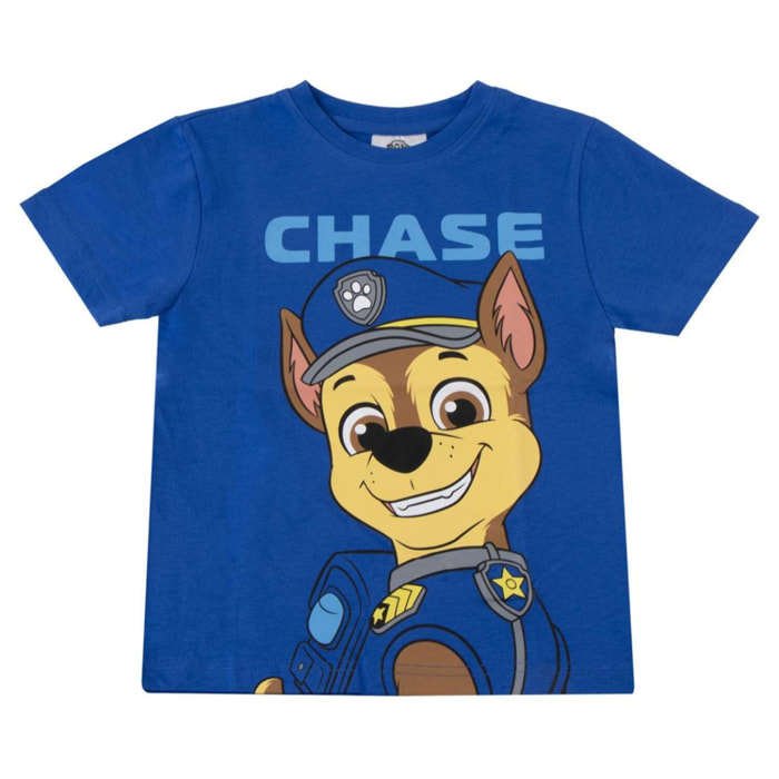 Camiseta Corta Paw Patrol - Color Azul